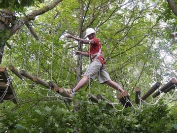 Adventure trail on Serravalle