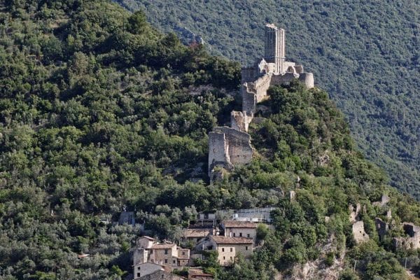Ferentillo, a glimpse of one of its fortresses